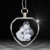 Heart Photo Crystal Necklace