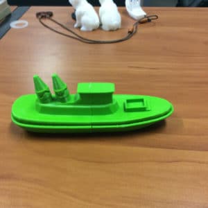 Custom 3D Print of a Crayola Boat made for the Crayola Factory