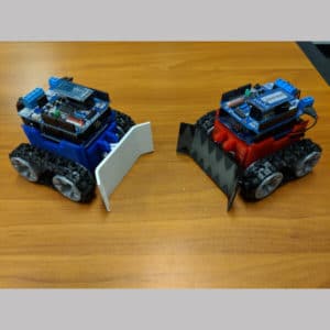 Two 3D Printed SMARS Robots