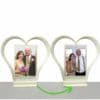 3D Printed Heart frame with Lenticular Flip of Wedding Couple