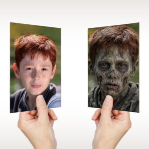 Spooky Transformation Photo Flip