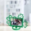 Shamrock Picture Frame Horizontal with Lenticular Flip Picture of wedding
