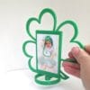 Shamrock Frame with Lenticular Flip of baby