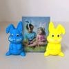 Double Bunny Picture Holder