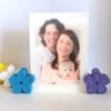 Mother's Day Flip Photo with Double Flower Frame