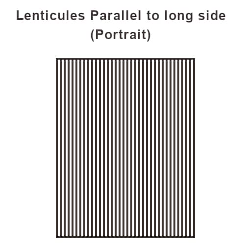 Lenticular Blanks 50LPI - No adhesive backing