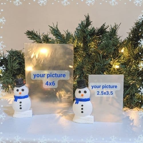 snowman picture frame