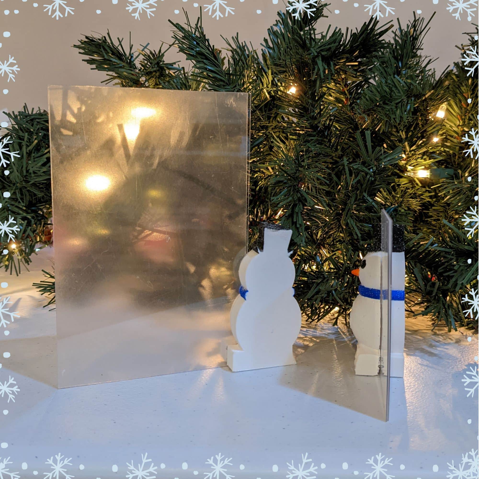 snowman picture frame sideview
