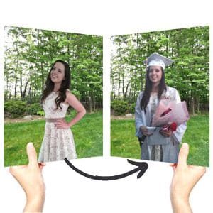 Graduation Flip Photo